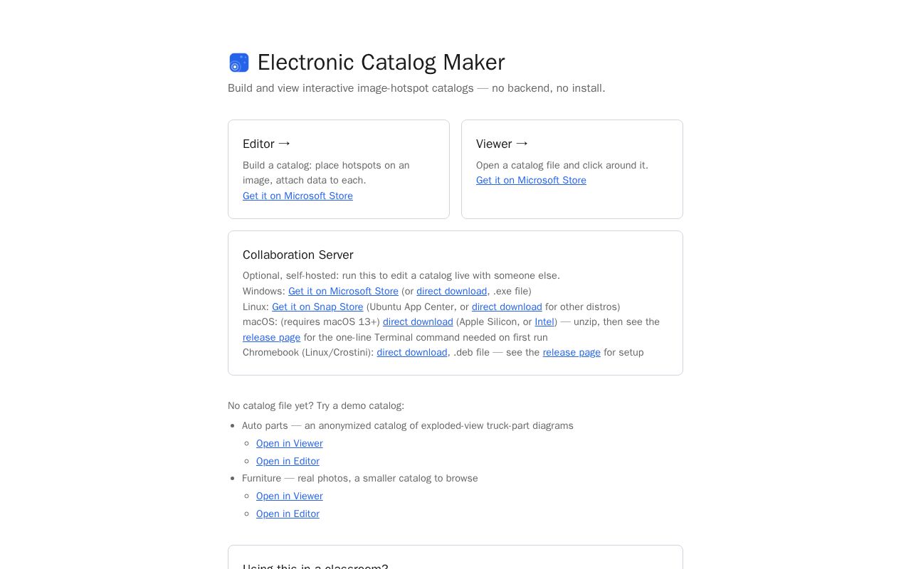 Preview of Electronic Catalog Maker