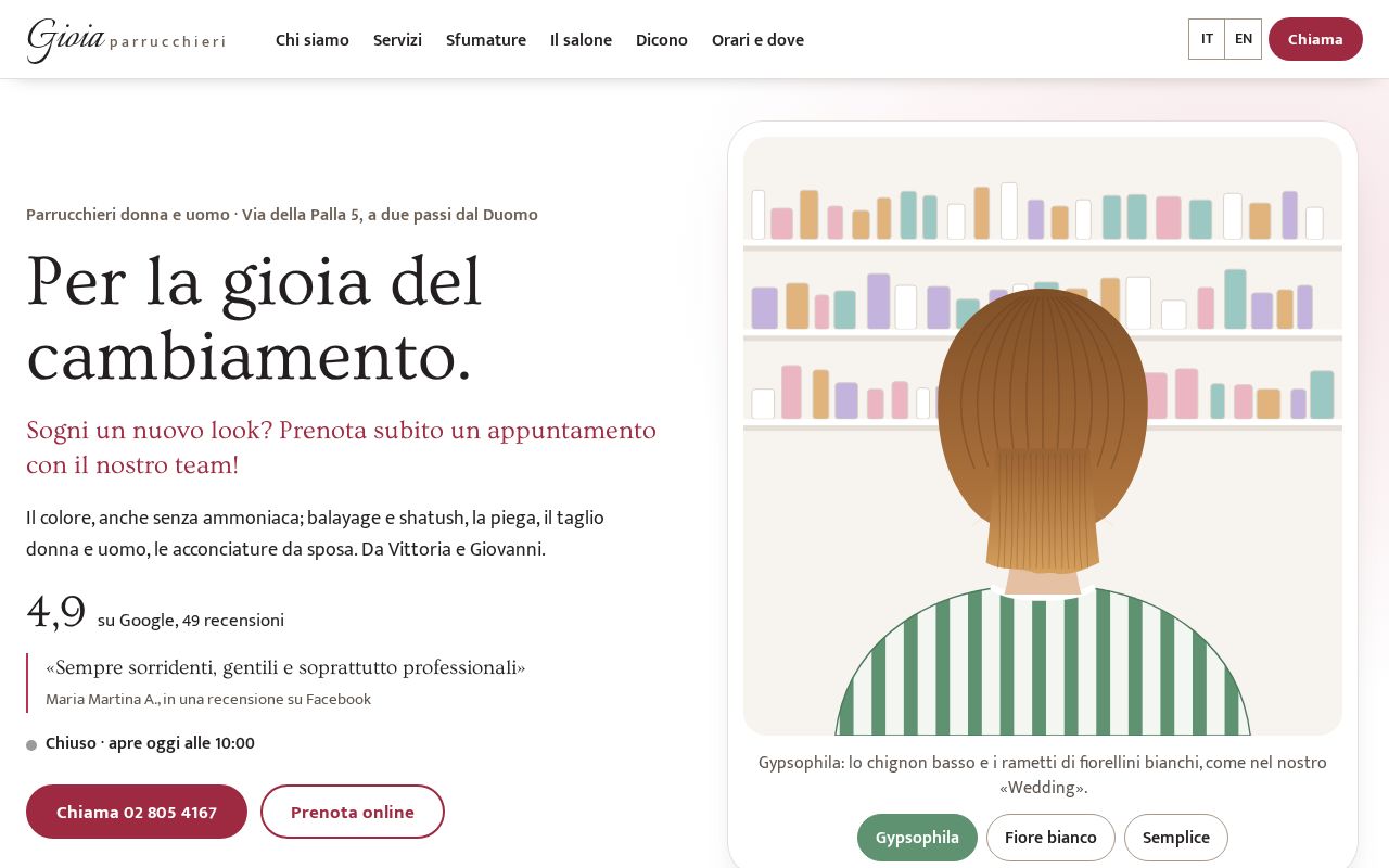 Preview of Gioia Parrucchieri