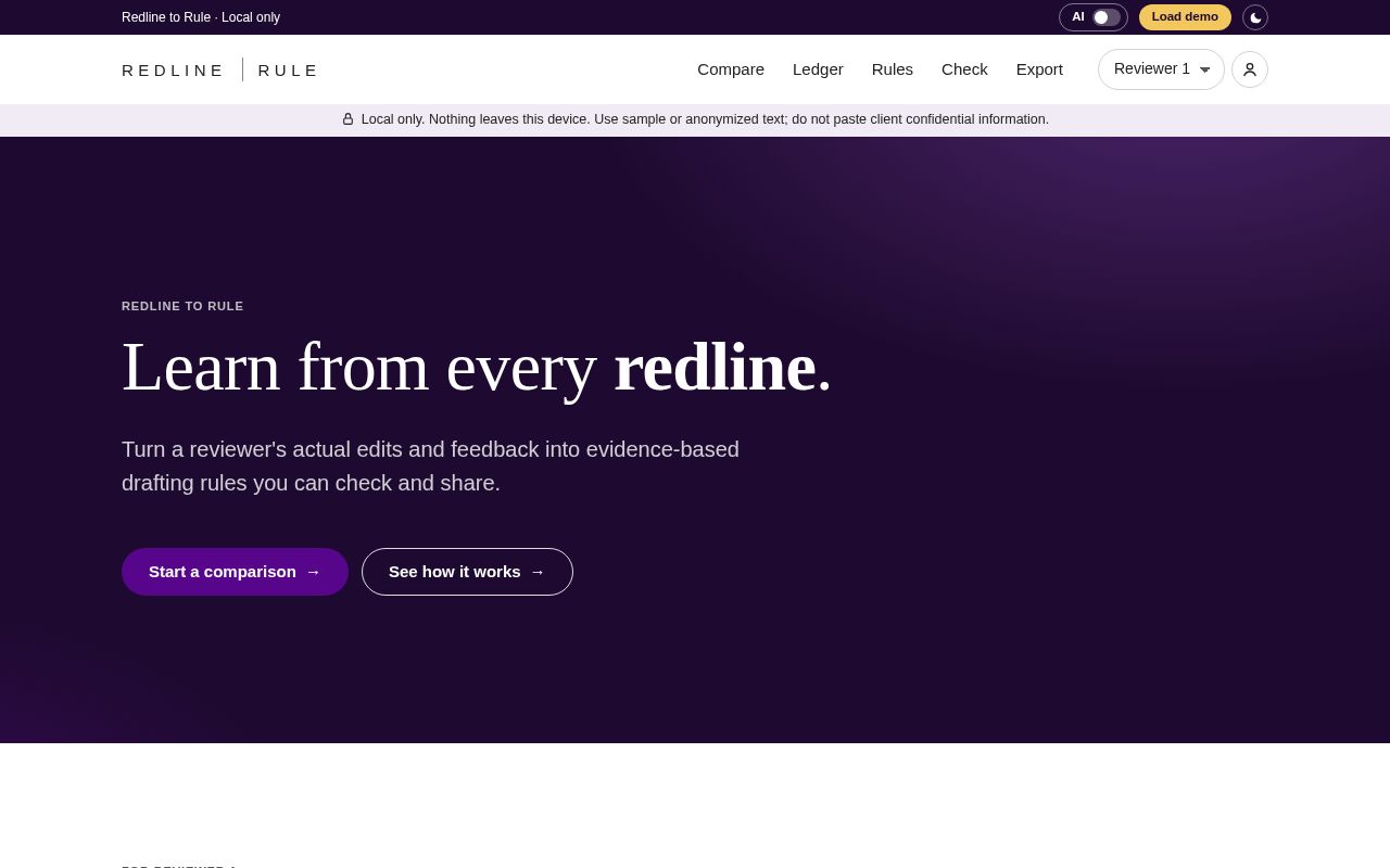 Preview of Redline To Rule