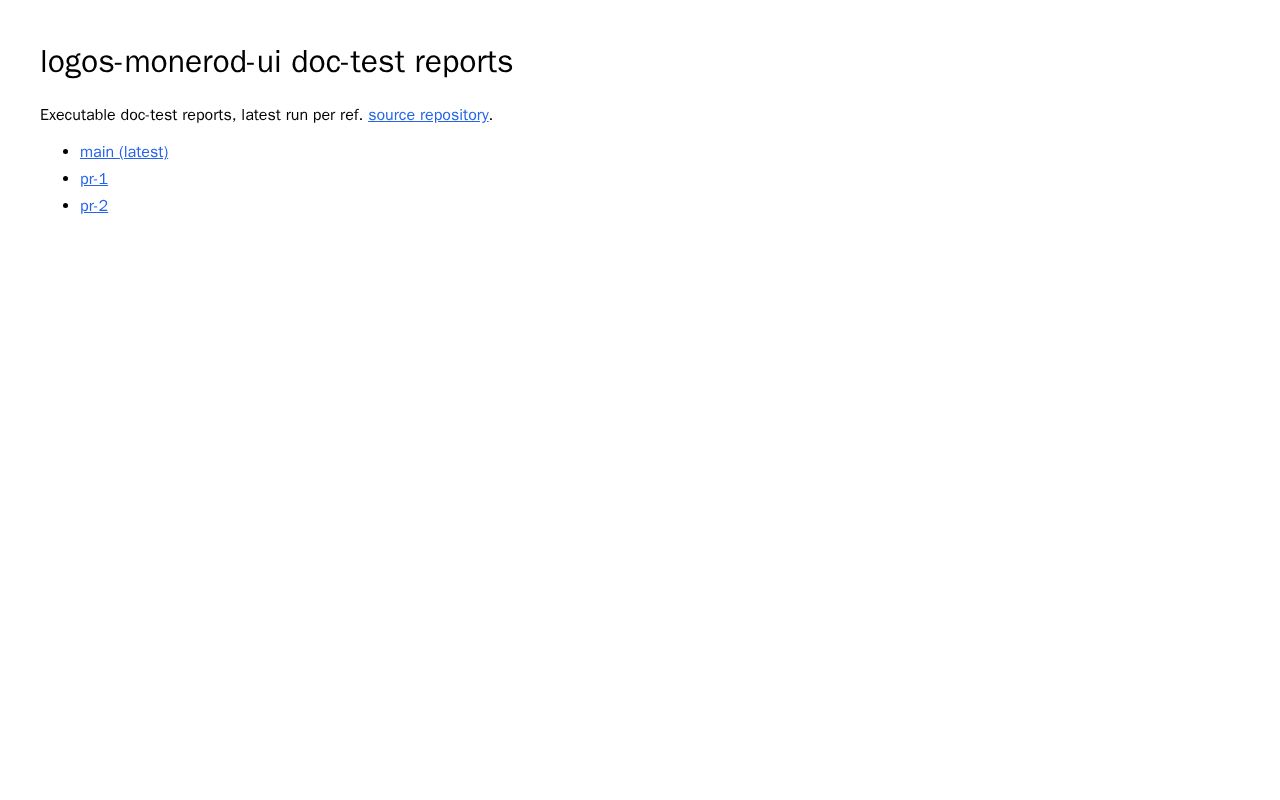 Preview of Logos Monerod Ui