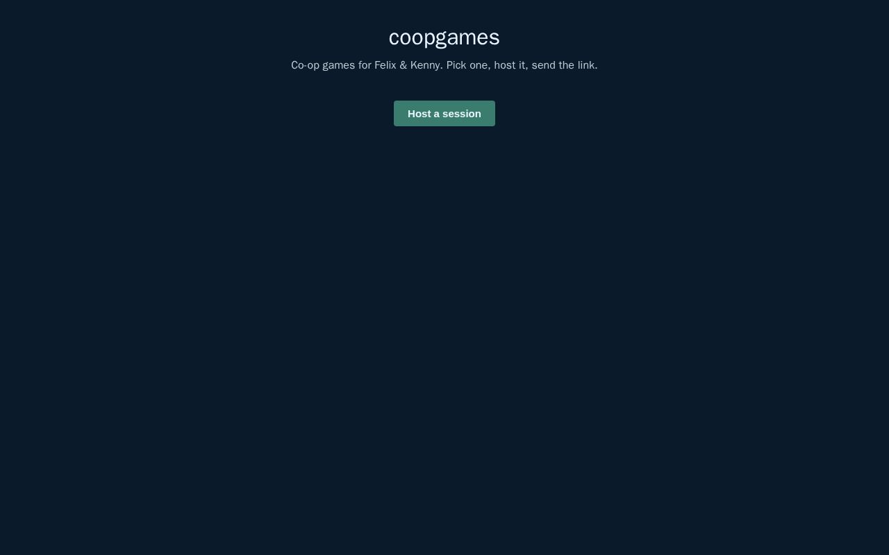 Preview of Coopgames