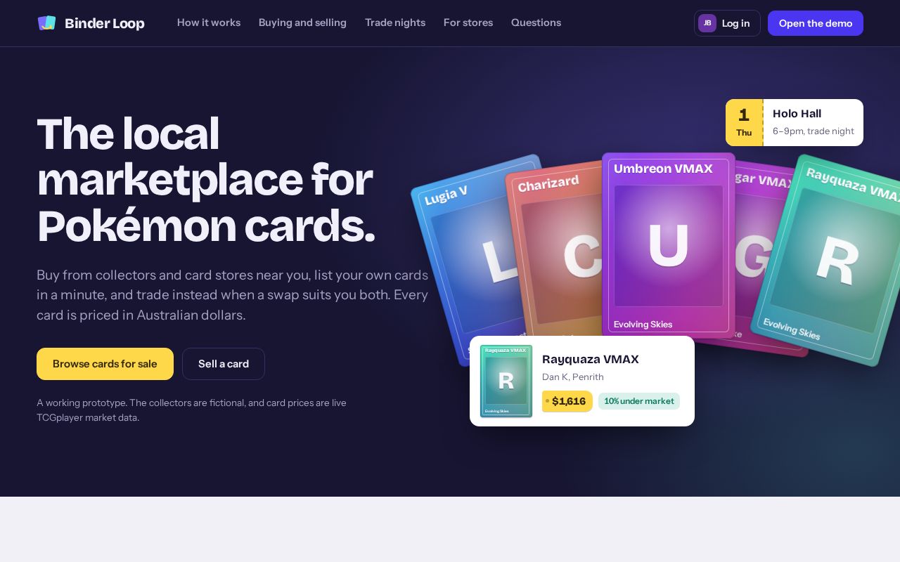 Preview of Binder Loop Site