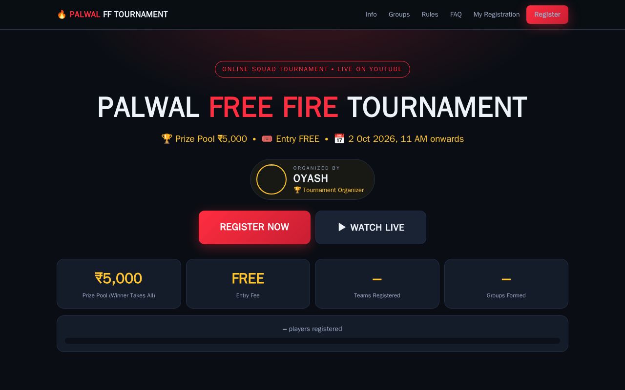 Preview of Palwal FF Tournament