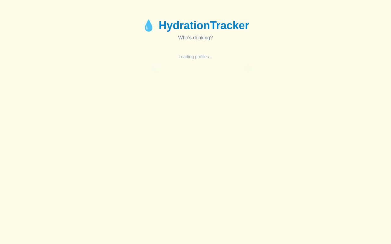 Preview of HydrationTracker