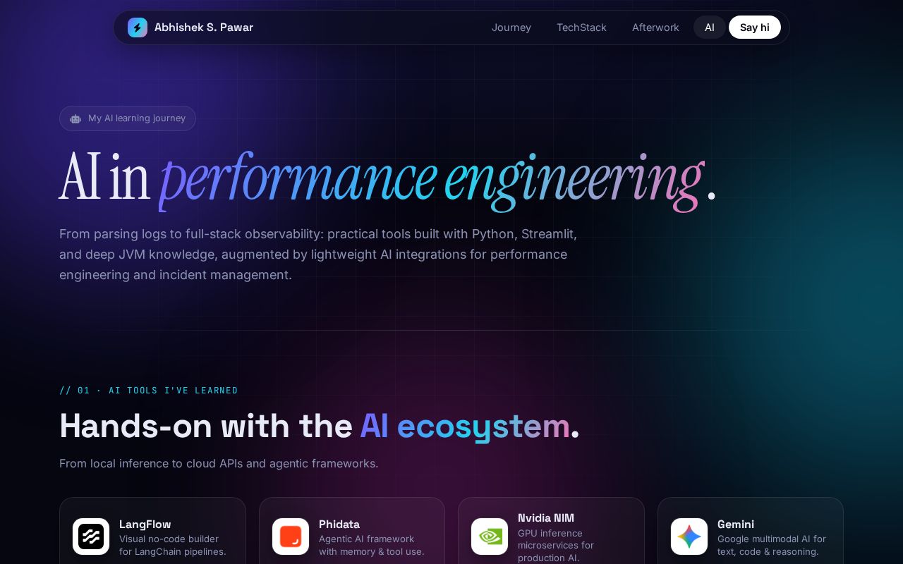 Preview of Perf Agent Lab
