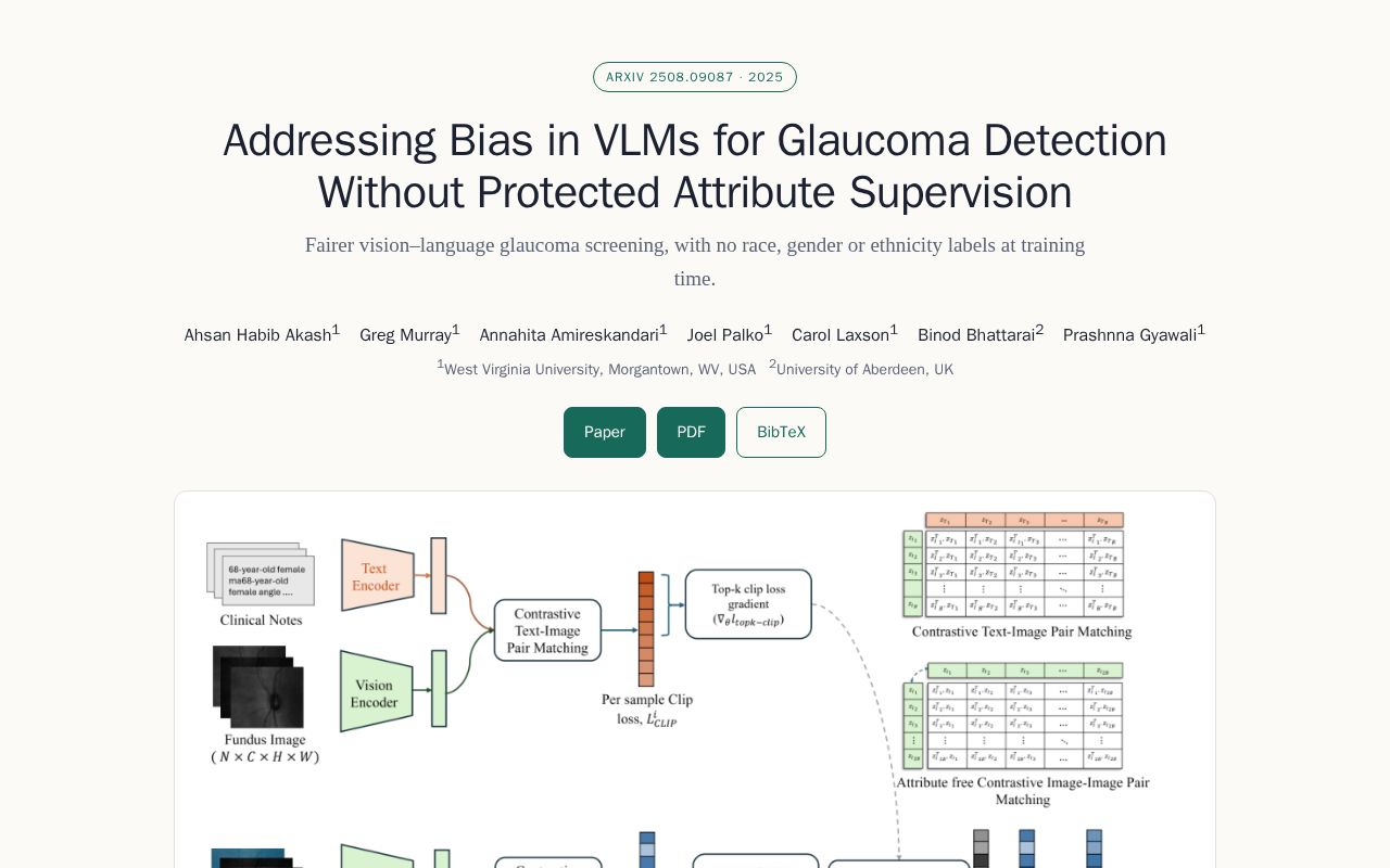 Preview of DebiasedVLM Glaucoma