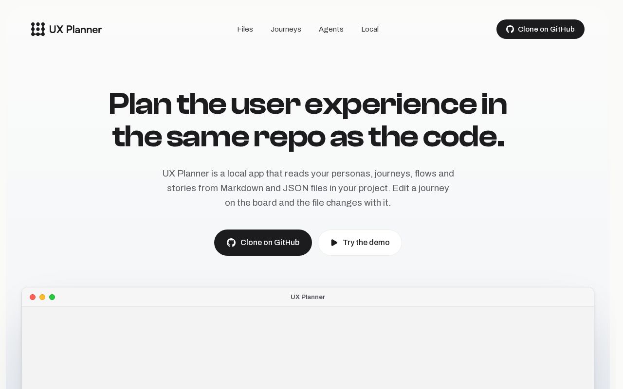 Preview of Uxplanner