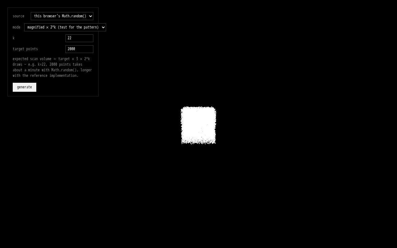 Preview of Unveiling Patterns Prng