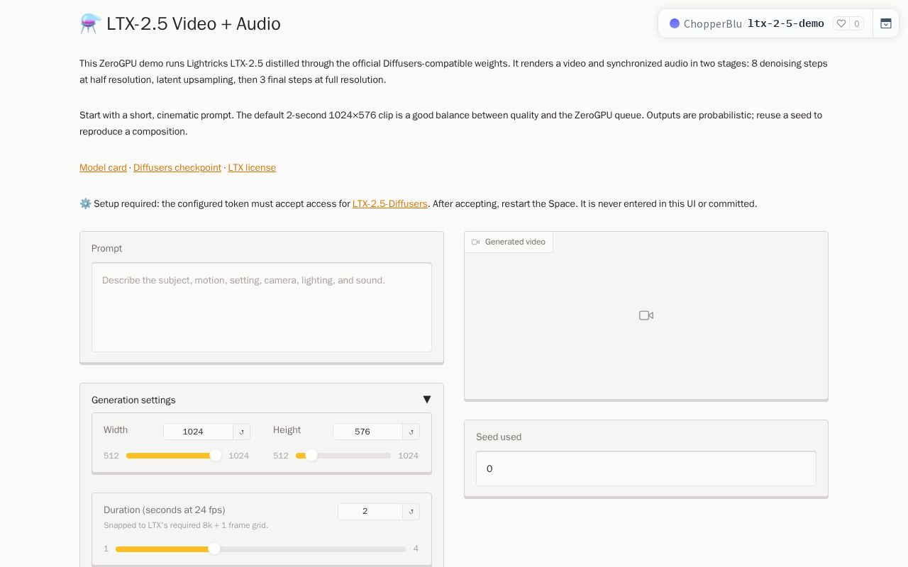 Preview of LTX-2.5 Video + Audio