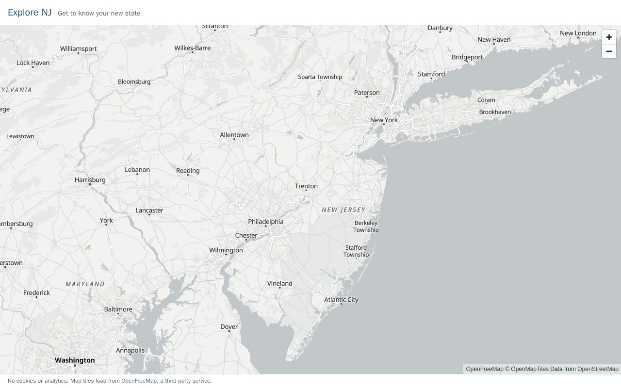 Preview of Explore NJ