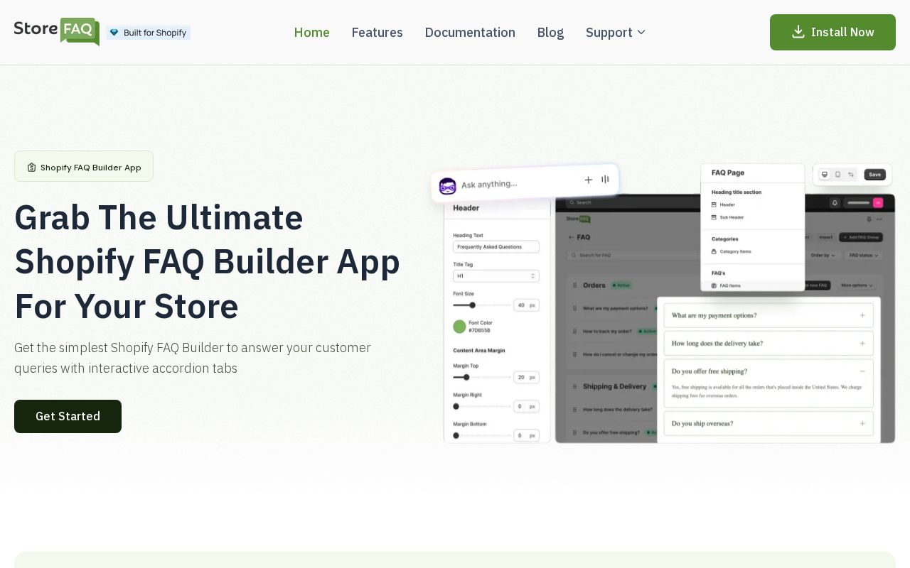 Preview of StoreFAQ
