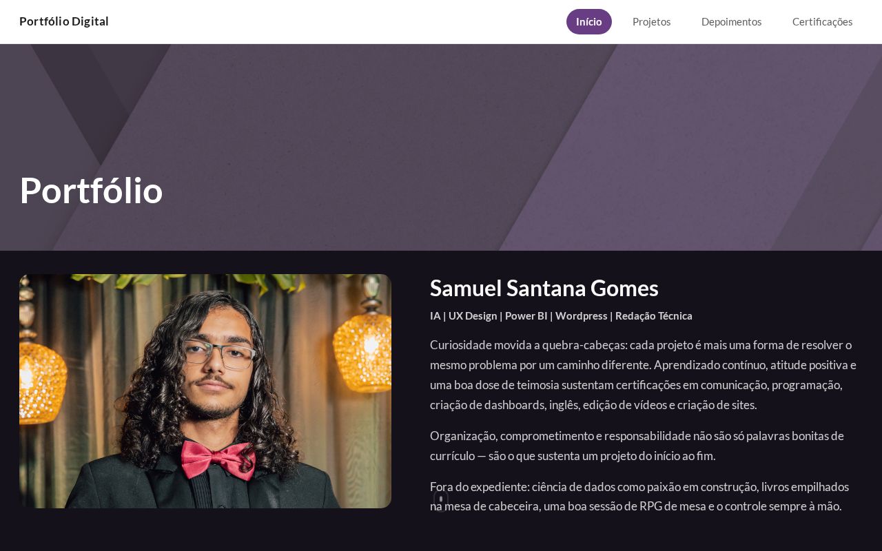 Preview of Samuel S Gomes Github Io