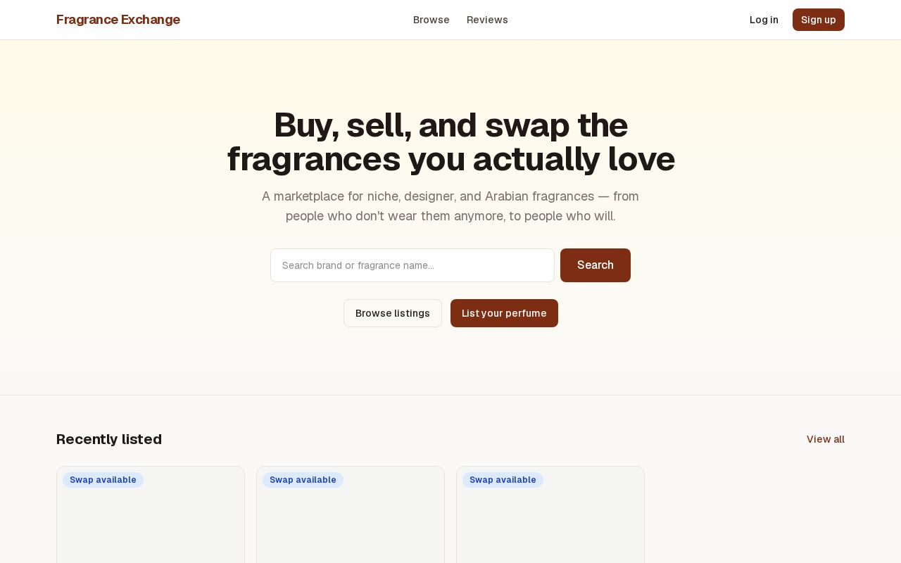 Preview of Fragrance Exchange