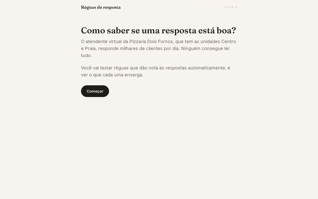 Preview of Réguas de resposta