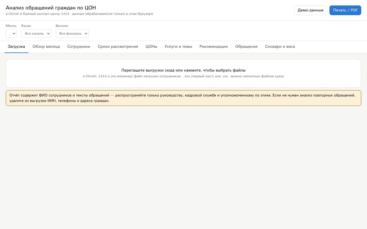 Preview of Con Dashboard