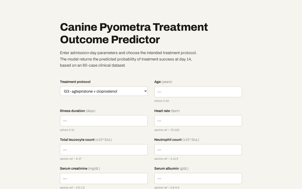 Preview of Canine Pyometra Ml