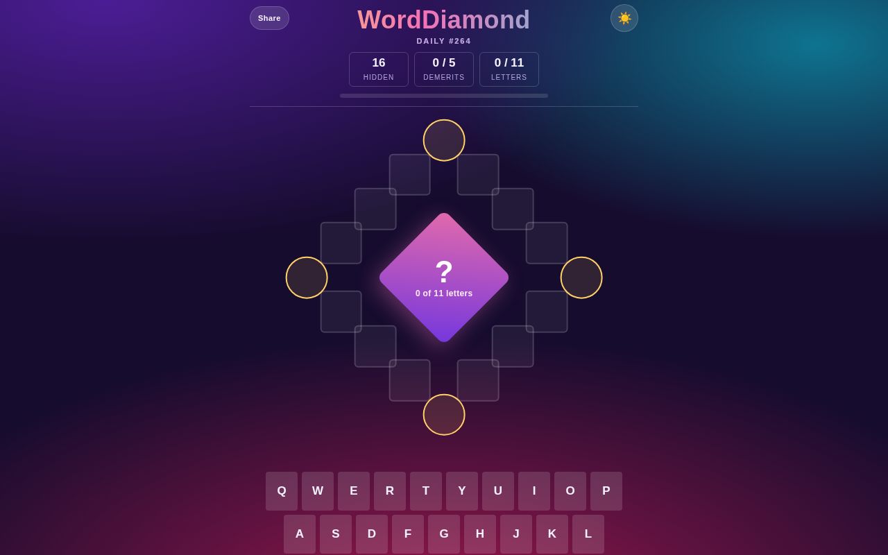 Preview of WordDiamond