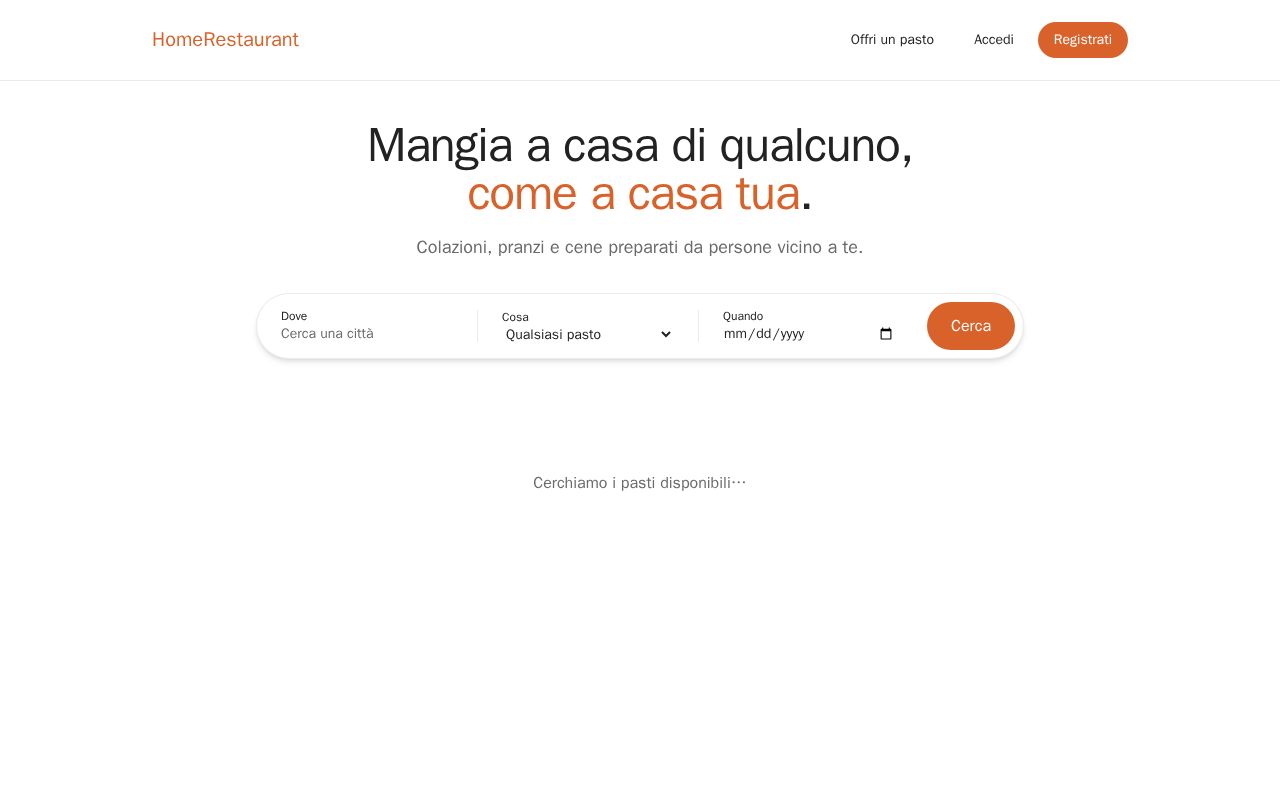 Preview of Homerestaurant Web