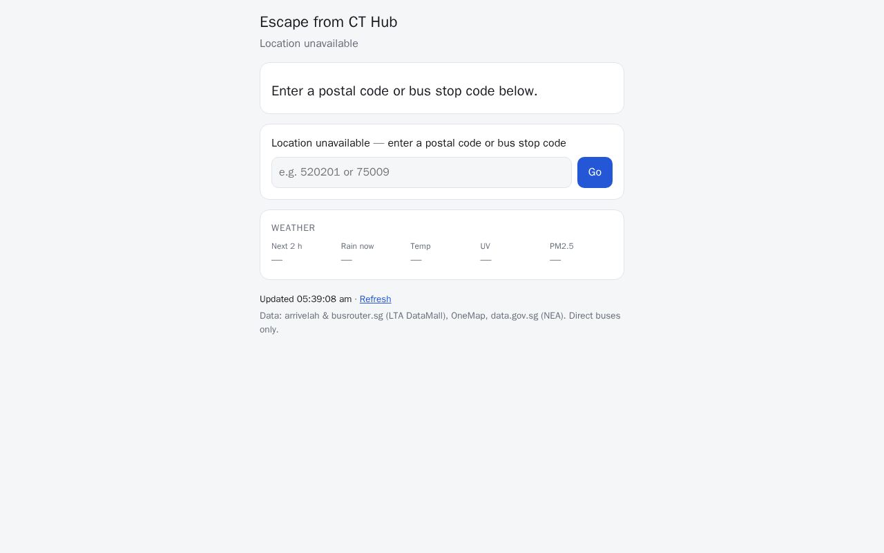 Preview of Escape from CT Hub