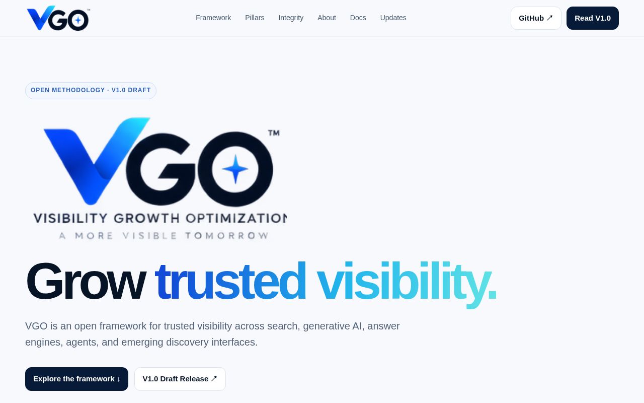 Preview of Vgo Framework
