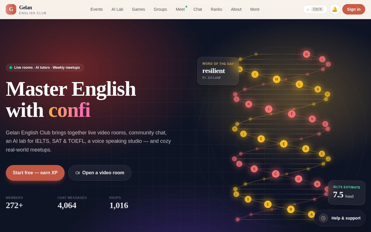 Preview of Gelan English Club