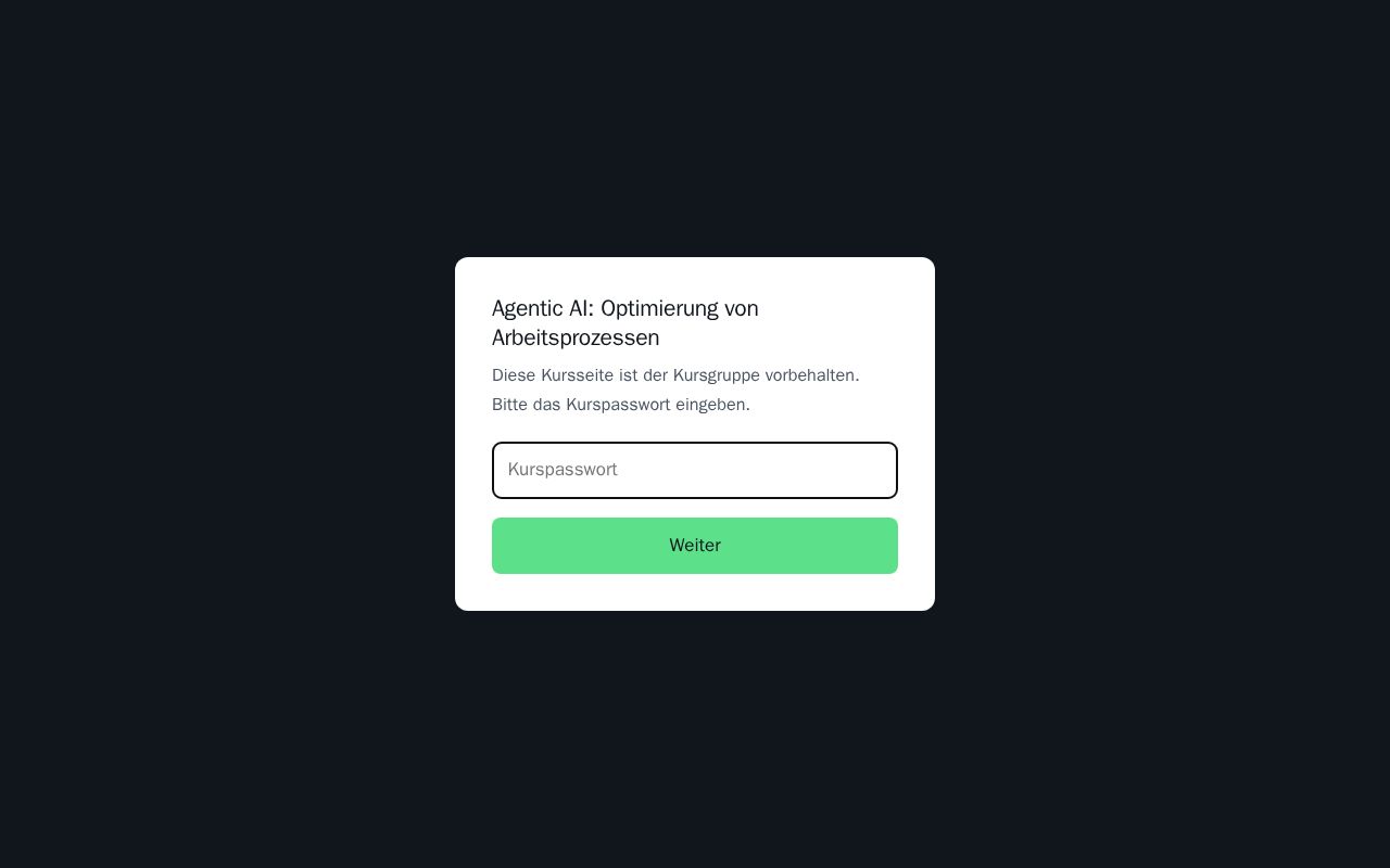 Preview of Training Agentic Ai Arbeitsprozesse