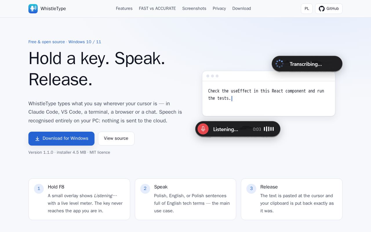 Preview of Whistle Type