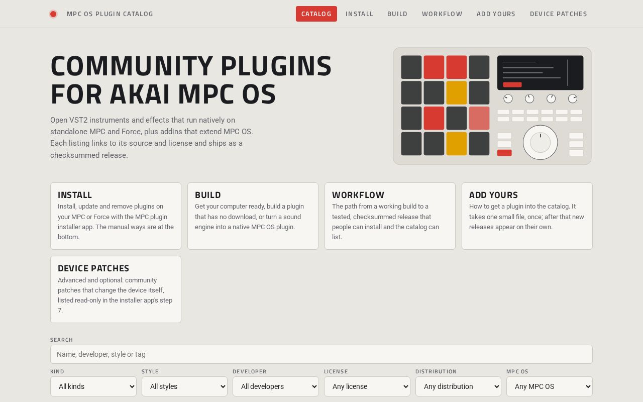 Preview of Mpc Vst Plugins