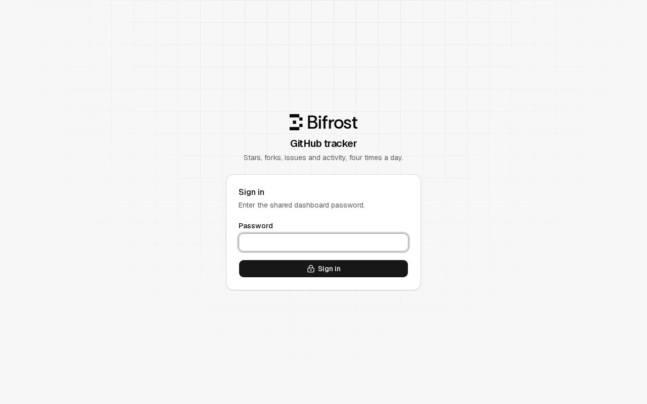 Preview of Bifrost Github Tracker