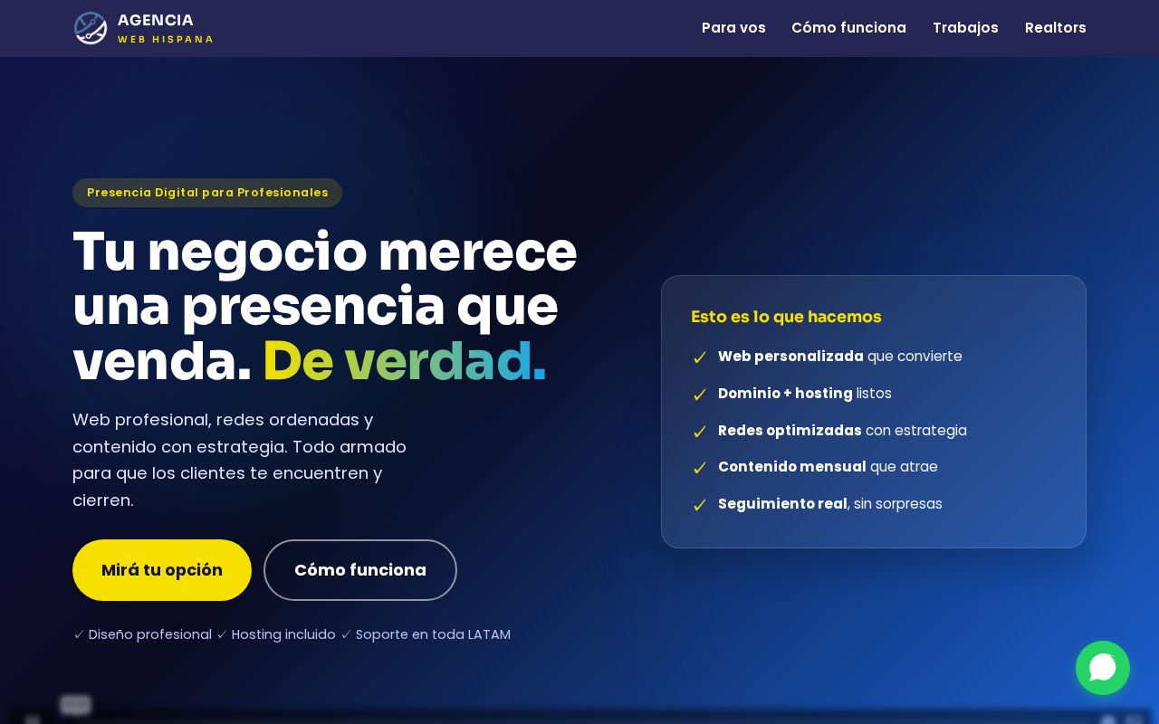 Preview of mi web de la agencia web hispana