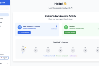 Preview of LangLearn