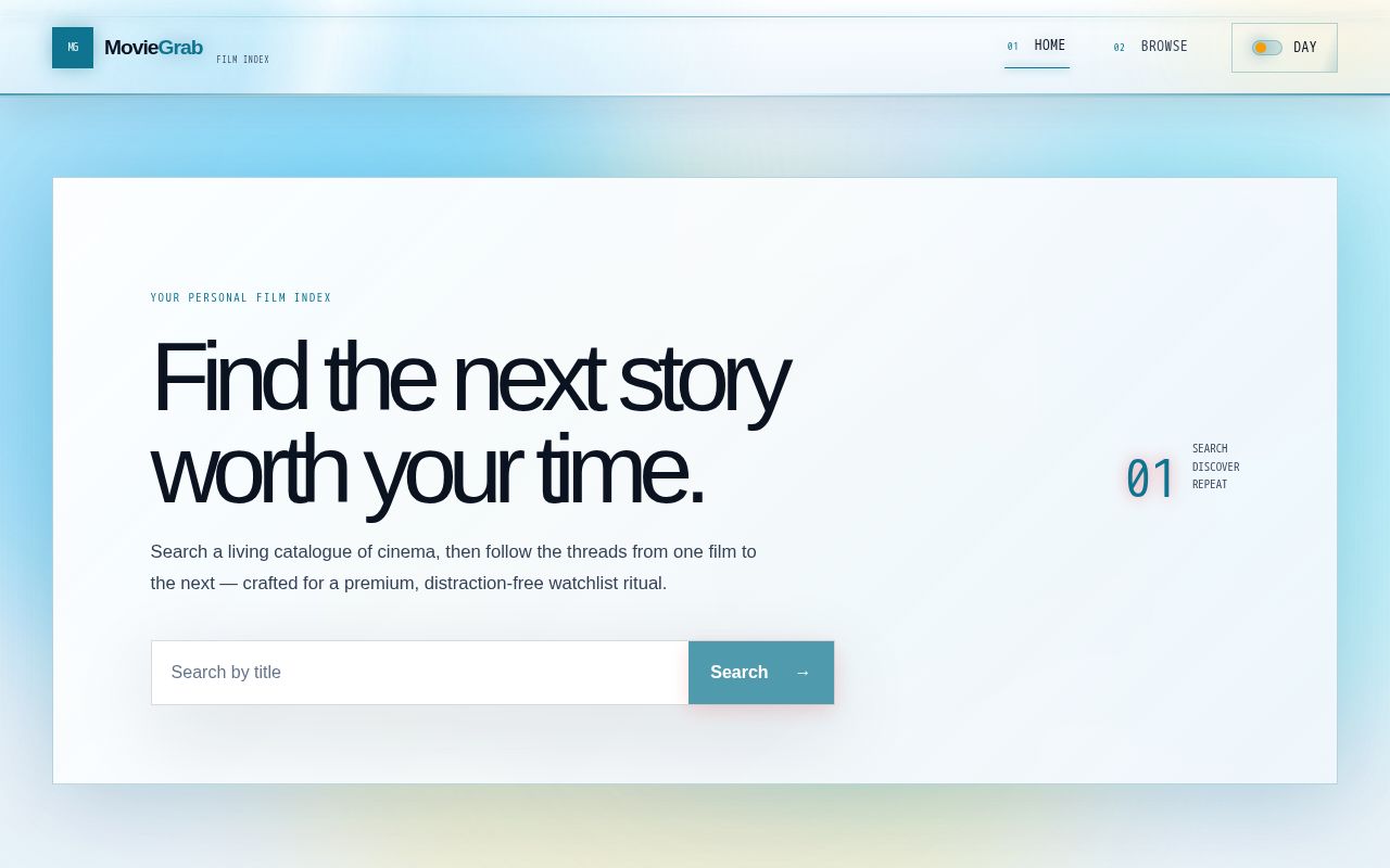 Preview of Movie Grab Typescript