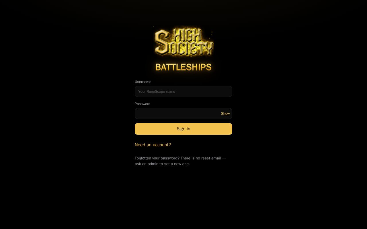 Preview of High Society Battleships Project