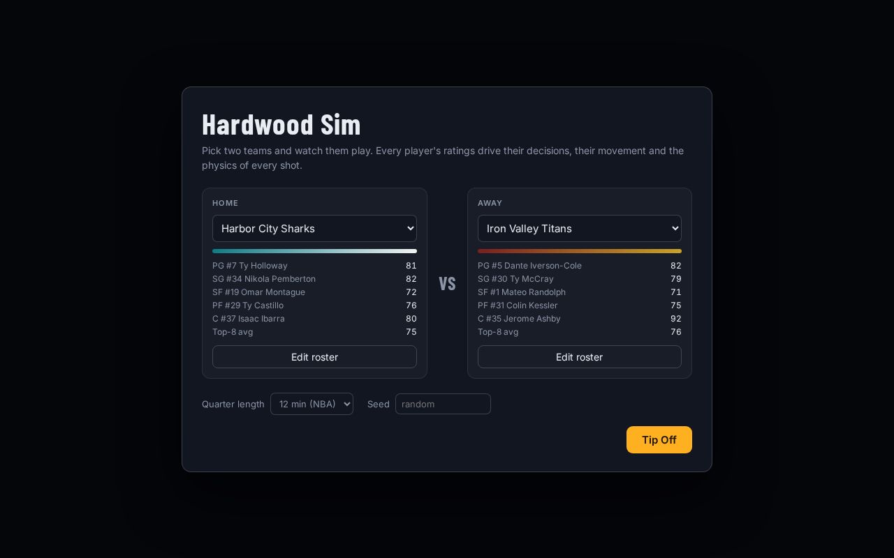 Preview of Hardwood Sim