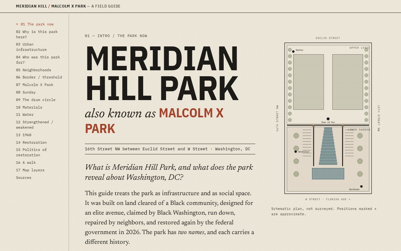 Preview of Meridian Hill / Malcolm X Park