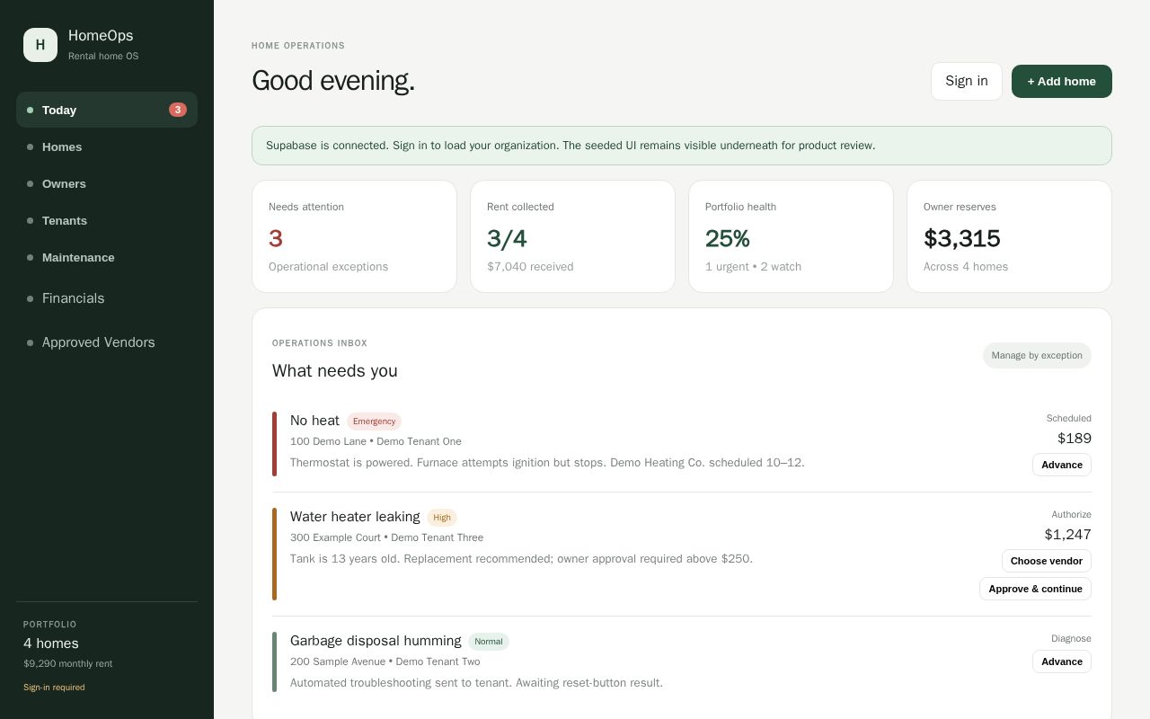 Preview of Homeops