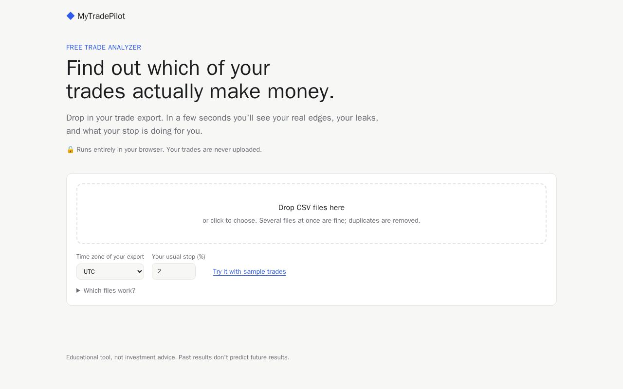 Preview of Mytradepilot