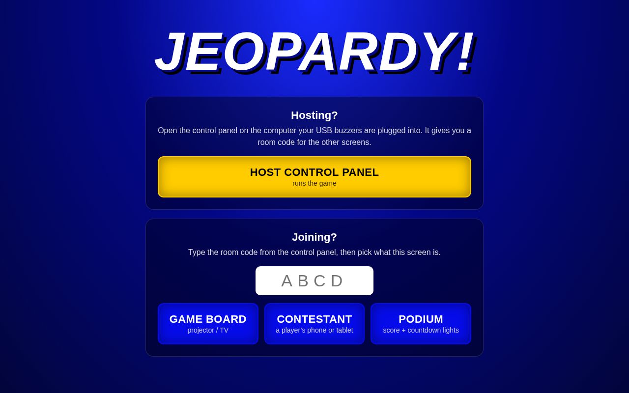 Preview of Jeopardy