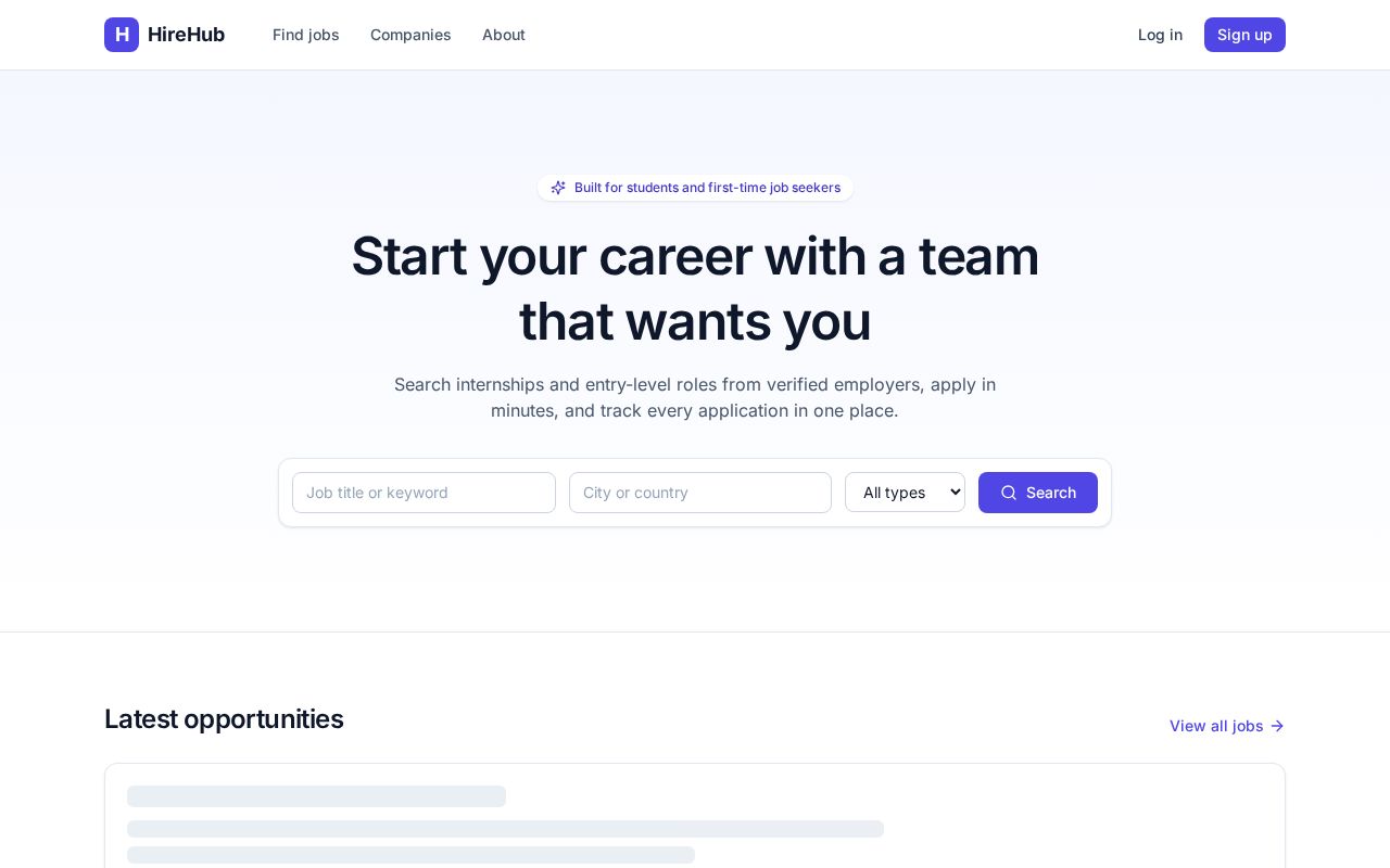 Preview of Hirehub