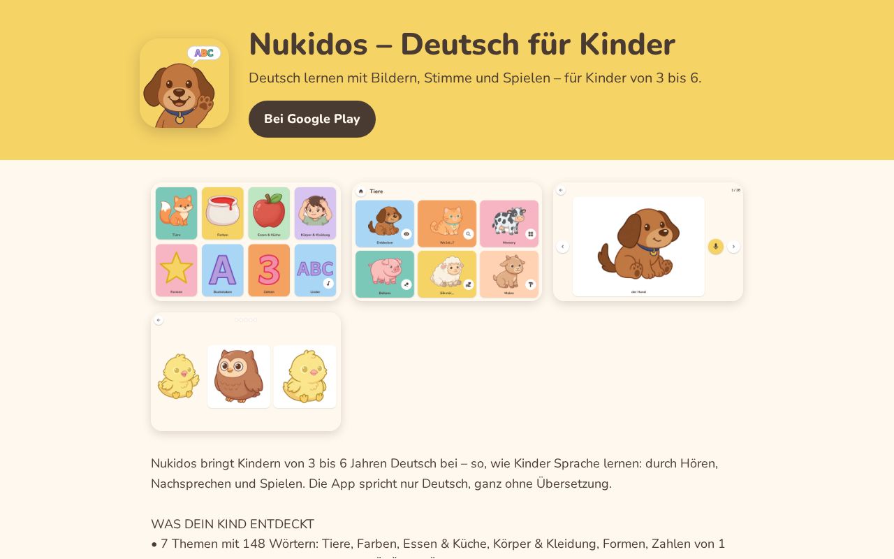 Preview of Nukidos Site