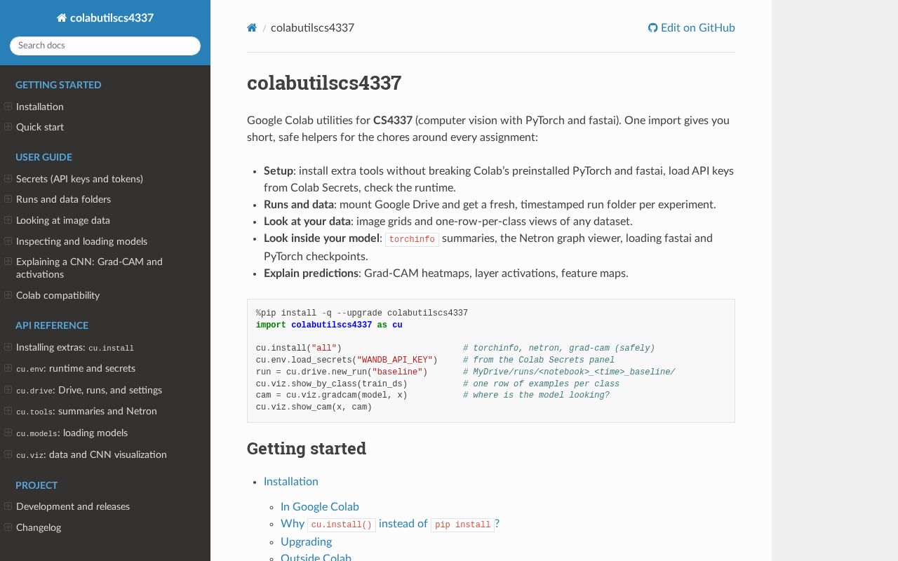 Preview of ColabUtilsCS4337