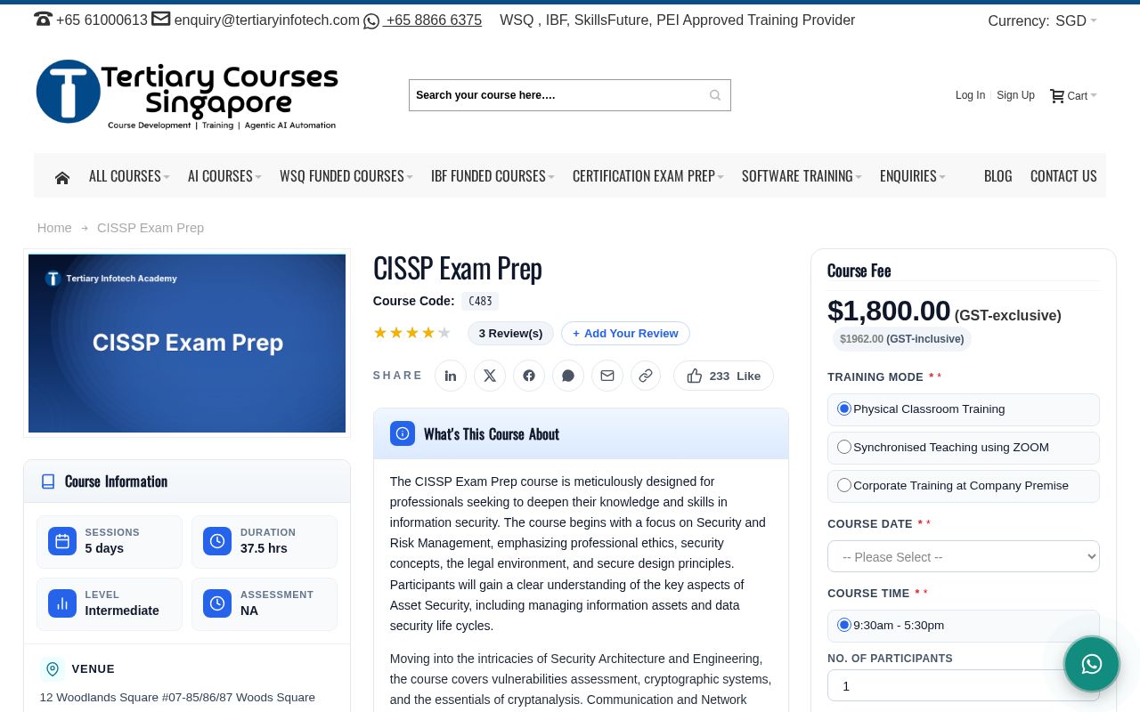 Preview of C483 CISSP Exam Prep