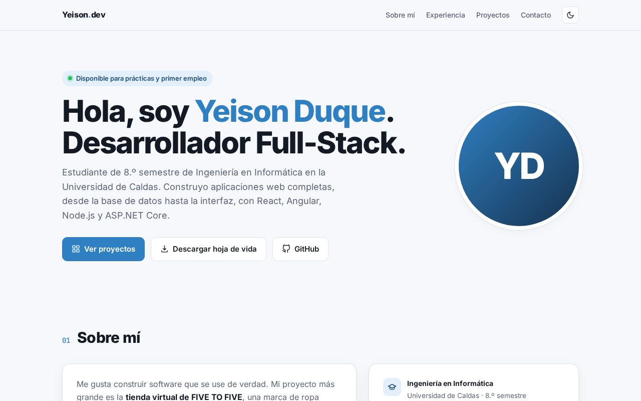 Preview of Yeison1305 Github Io