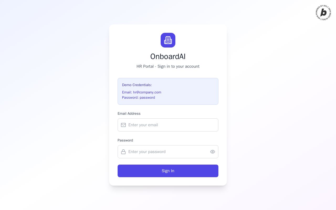 Preview of OnboardingAI