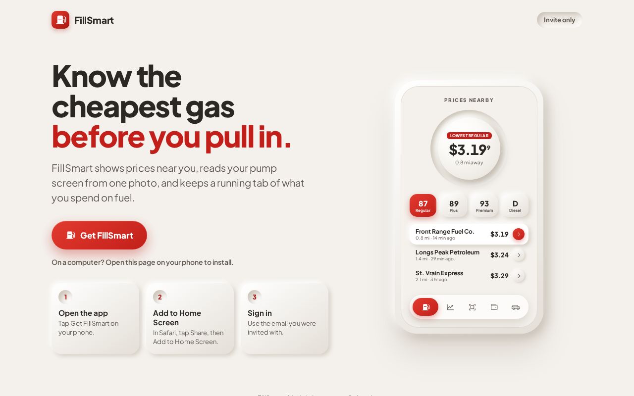 Preview of FillSmart Site