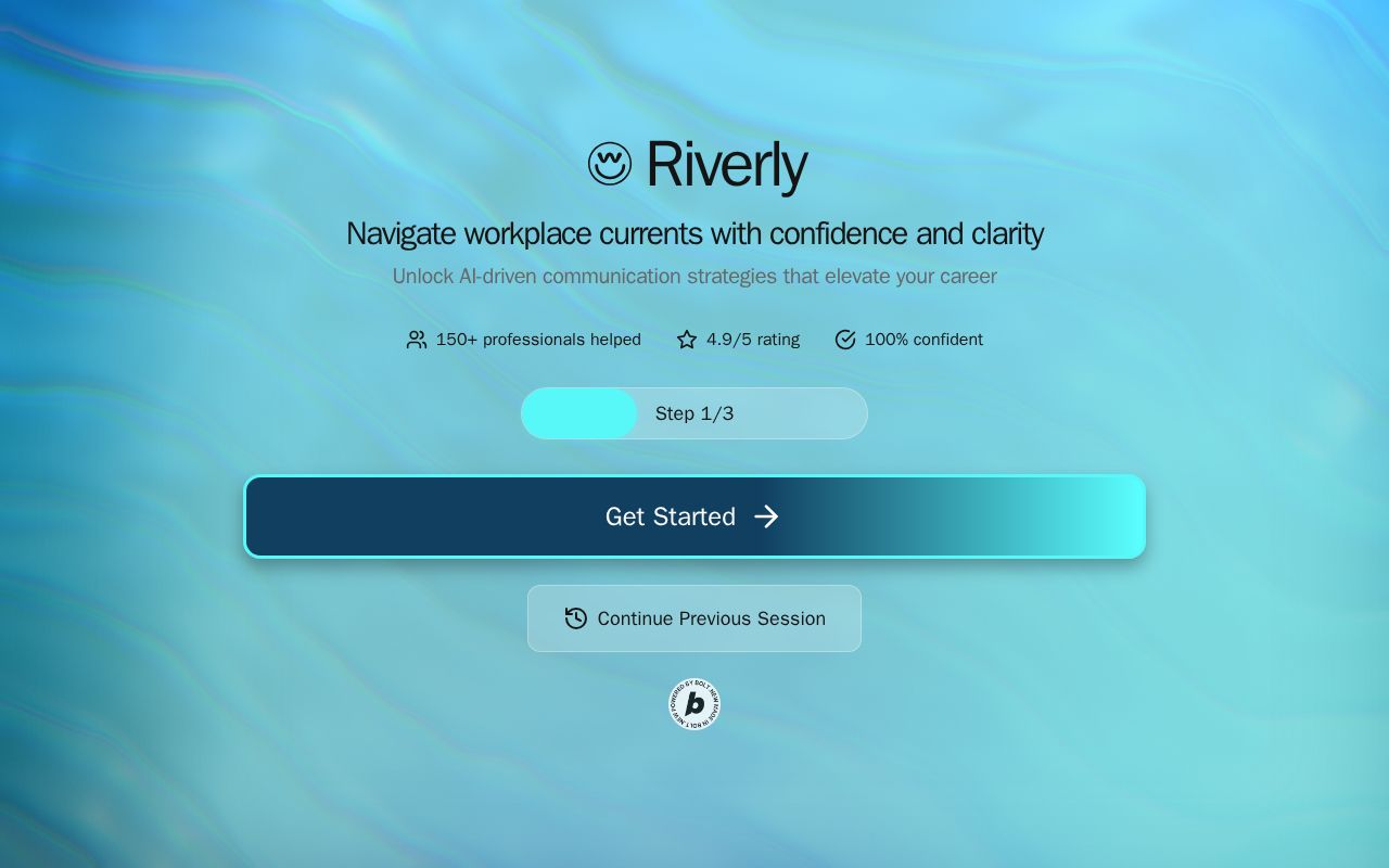 Preview of Riverly - Navigate workplace currents with confidence