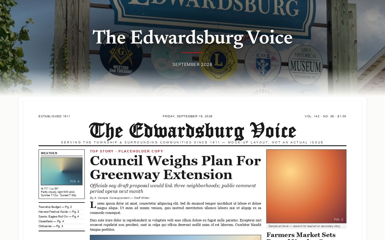 Preview of Edwardsburg Voice