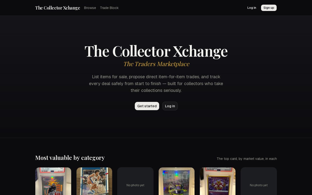 Preview of Collector Xchange