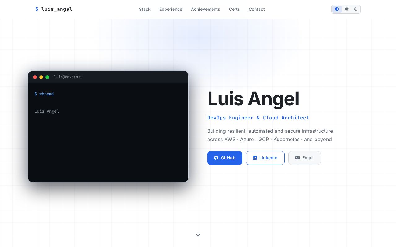 Preview of Devops Landing