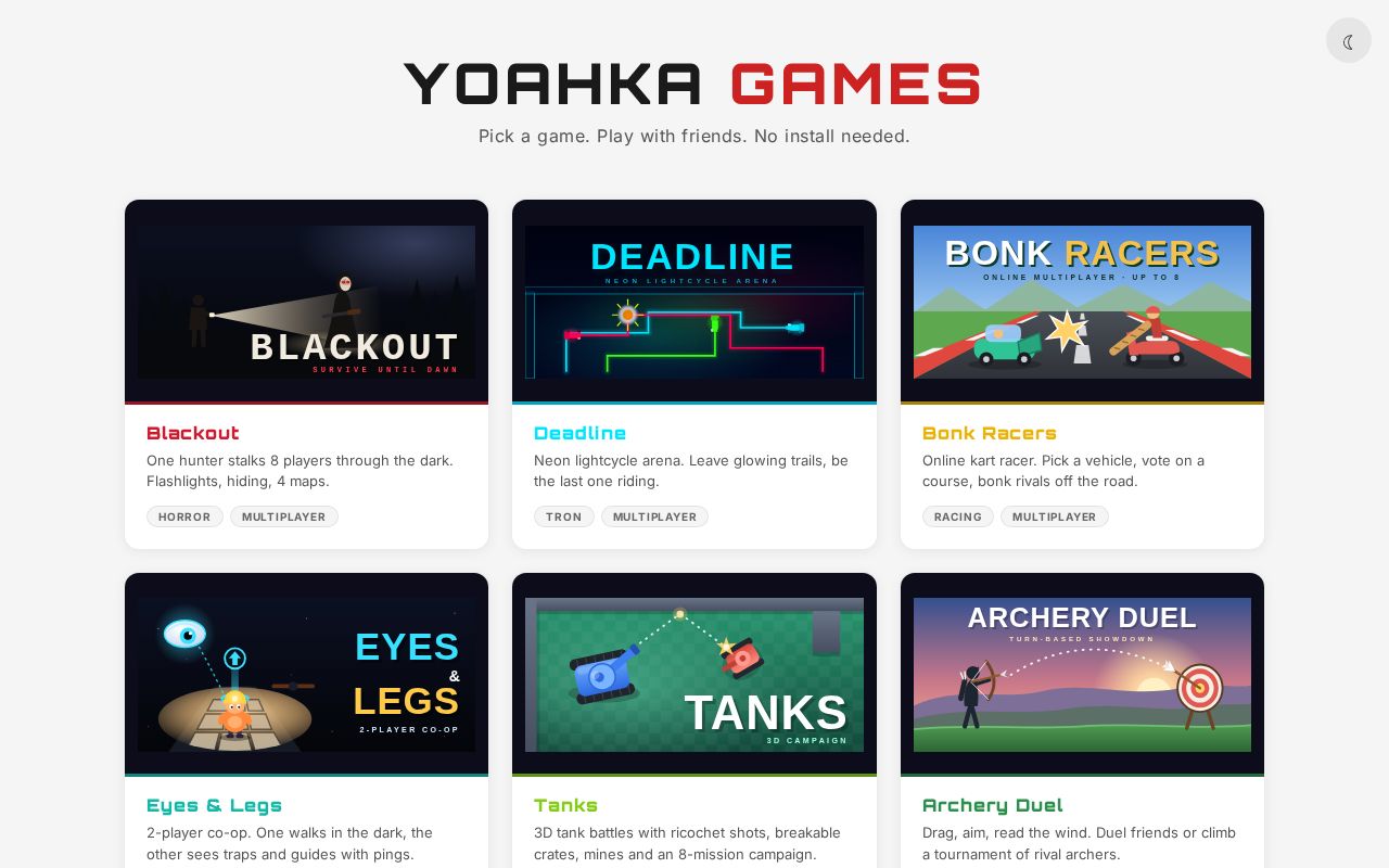 Preview of Yoahka Games